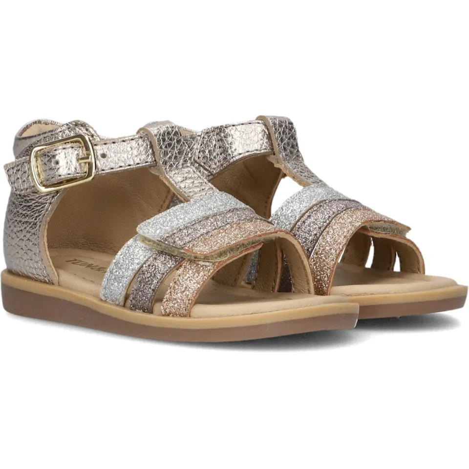 Ton & Ton Sandalen Siri Goud, foto 3