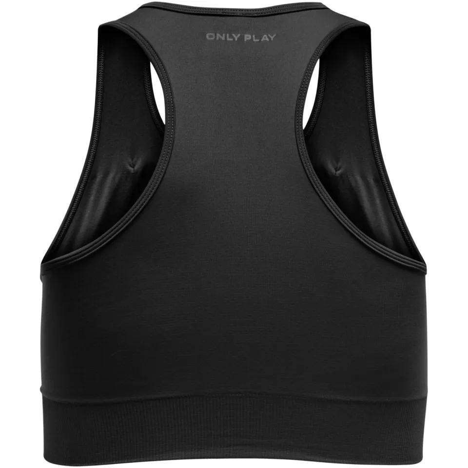 Only Play CURVY Plus-bh medium support ONPDAISY - zwart, foto 3