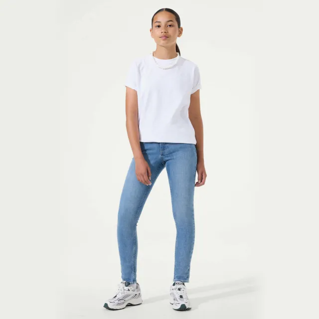 Garcia high waist slim fit jeans medium blue denim, foto 2