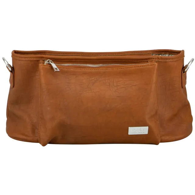 Isoki Tully strollerbag luiertas roodbruin