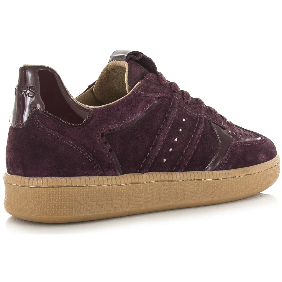 DWRS Mirabel leren sneakers bordeaux, foto 5
