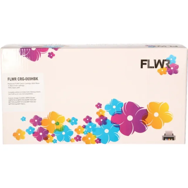 FLWR Canon CRG-069H zwart (Compatible XXL)