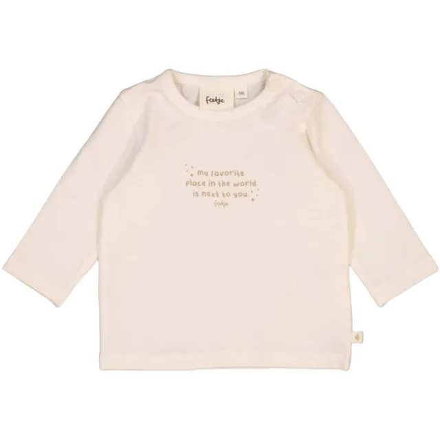 Feetje longsleeve wit met tekst, foto 2