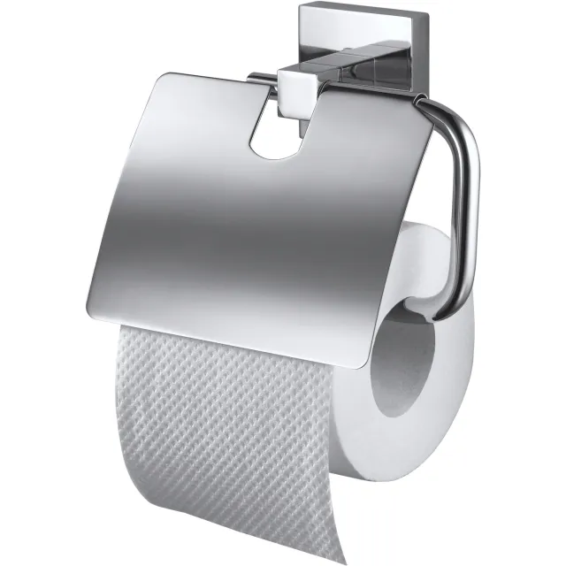 Toiletrolhouder Haceka Mezzo met Klep Chroom