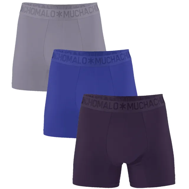 Muchachomalo Heren 3-pack Boxershorts Licht Katoen Veelkleurig