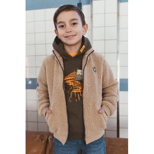 TYGO & vito hoodie met print - olijfgroen, foto 4