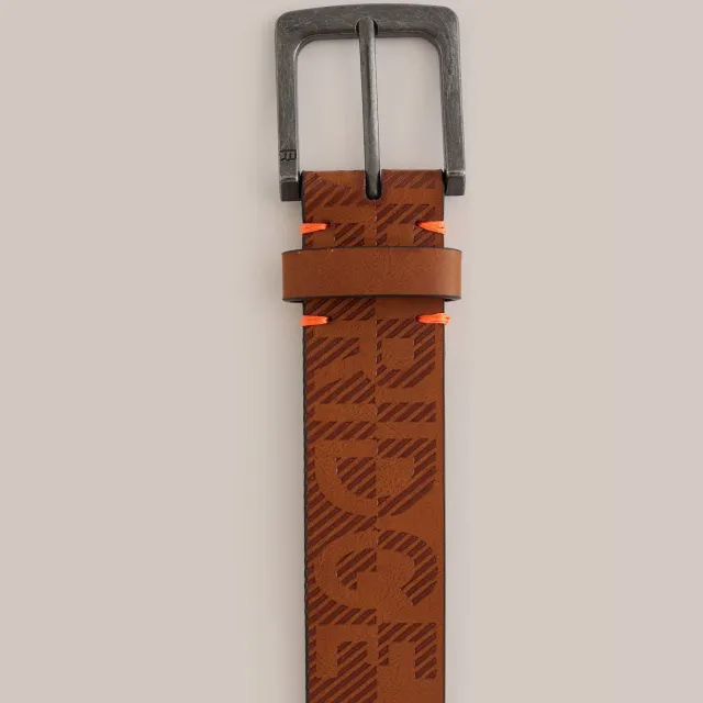 WE Fashion imitatieleren riem bruin, foto 2