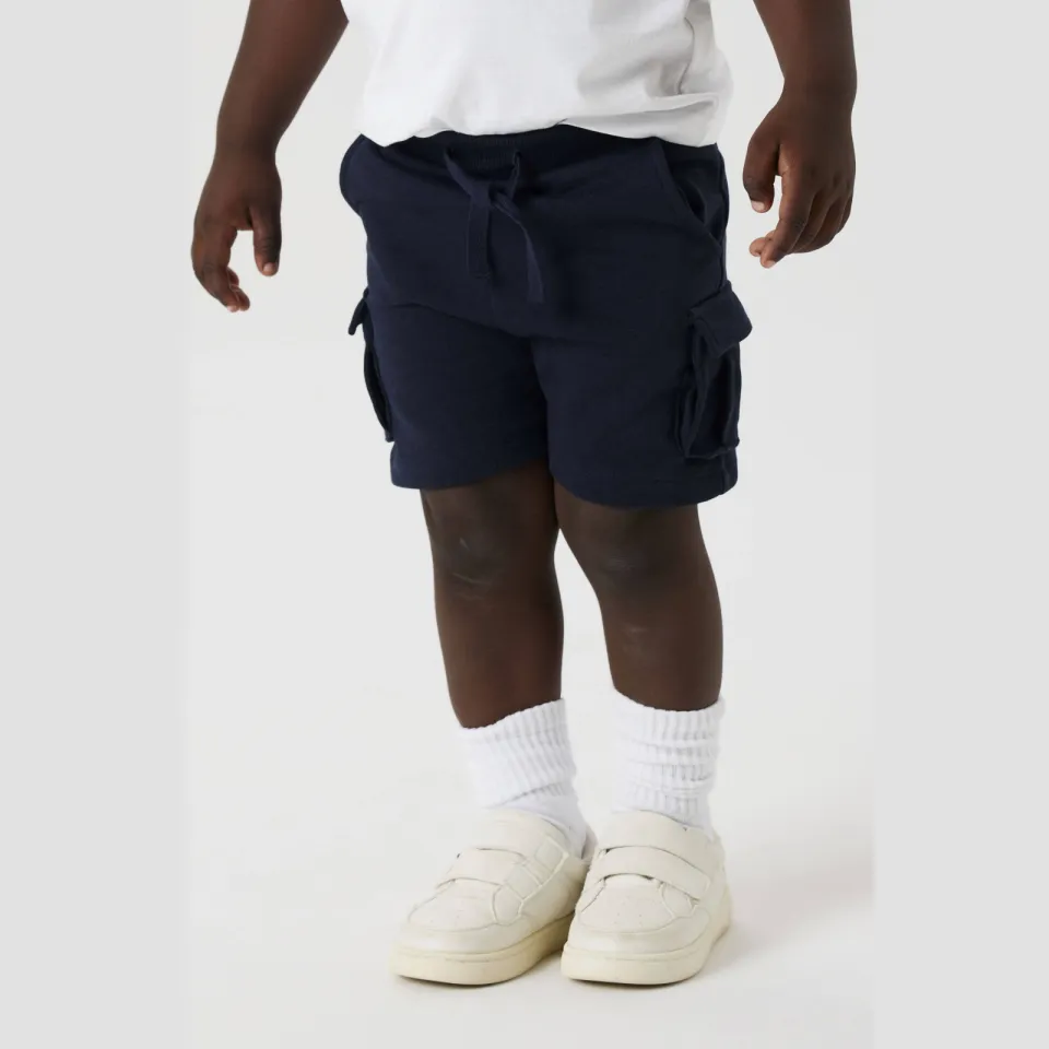 NAME IT MINI sweatshort donkerblauw dark sapphire, foto 6