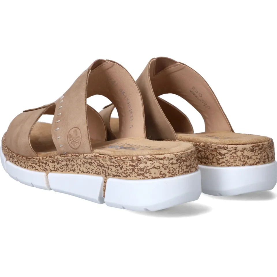 Rieker Open Teen slipper beige, foto 8