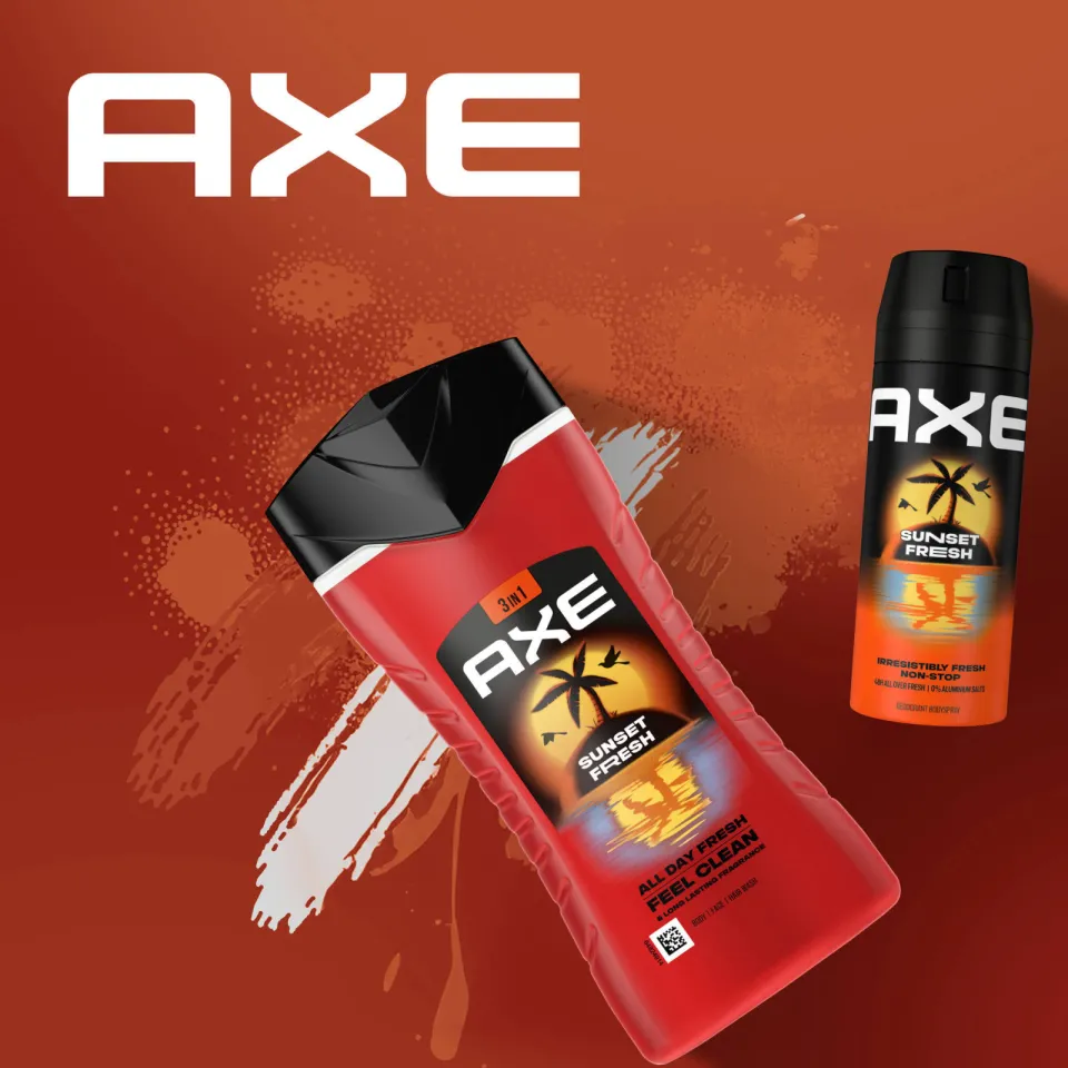Axe Sunset Fresh 3-in-1 douchegel, foto 5