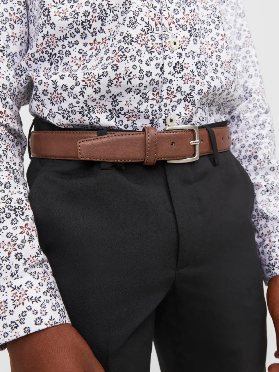 Jack & Jones Junior riem cognac, foto 4