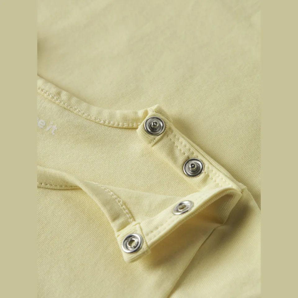 NAME IT BABY T-shirt lichtgeel, foto 4