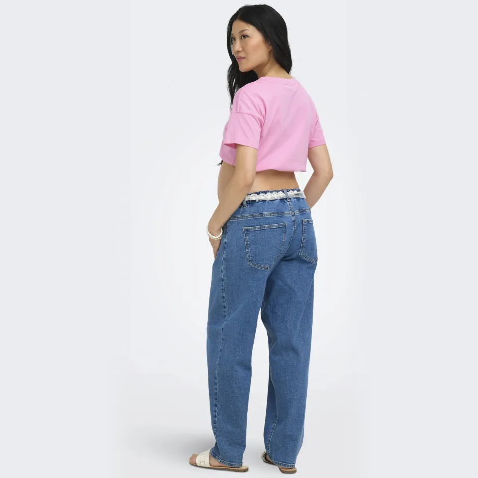 Only zwangerschaps T-shirt roze, foto 4