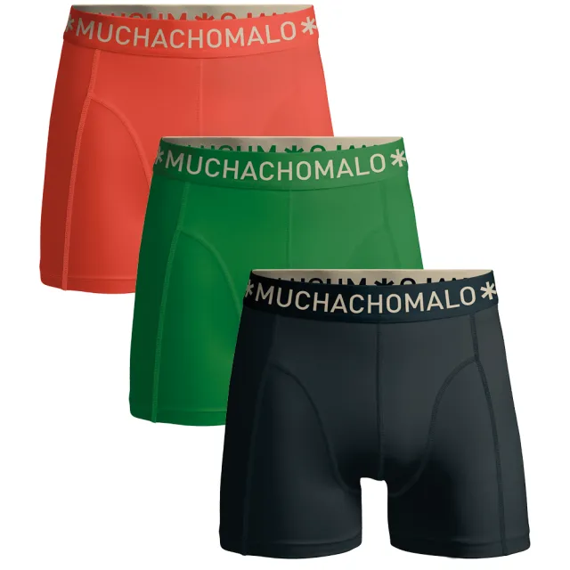 Muchachomalo Heren 3-pack Boxershorts Veelkleurig