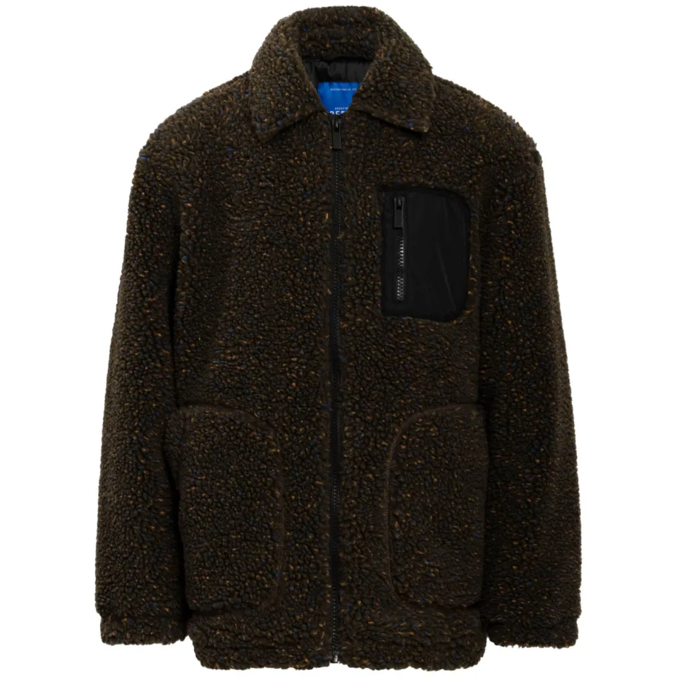 Redefined Rebel winter teddyjas donkergroen, foto 2