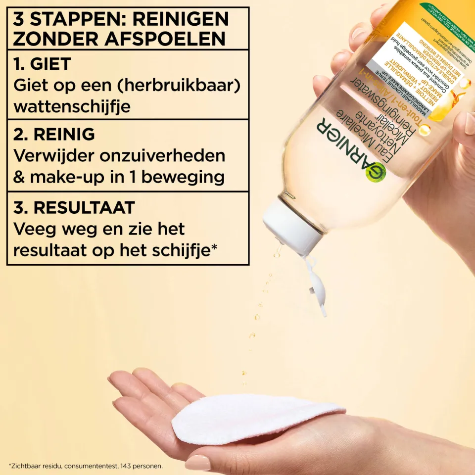 Garnier SkinActive micellair reinigingswater in olie, foto 4