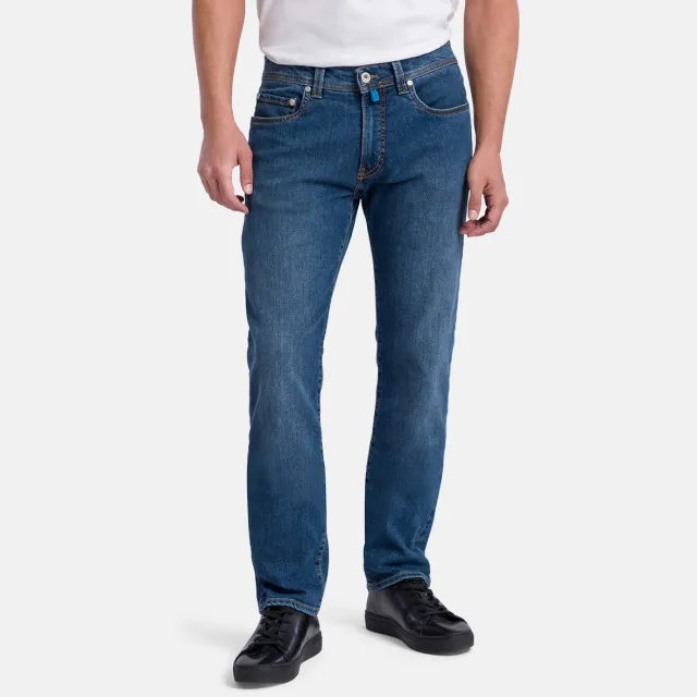 Pierre Cardin Jeans Lyon Tapered Ocean Blue Stonewash 36-34 Blauw