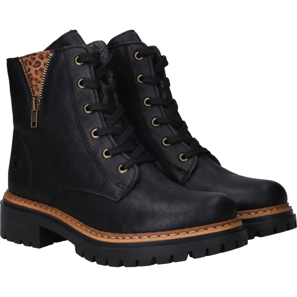 Rieker veterboot zwart, foto 3