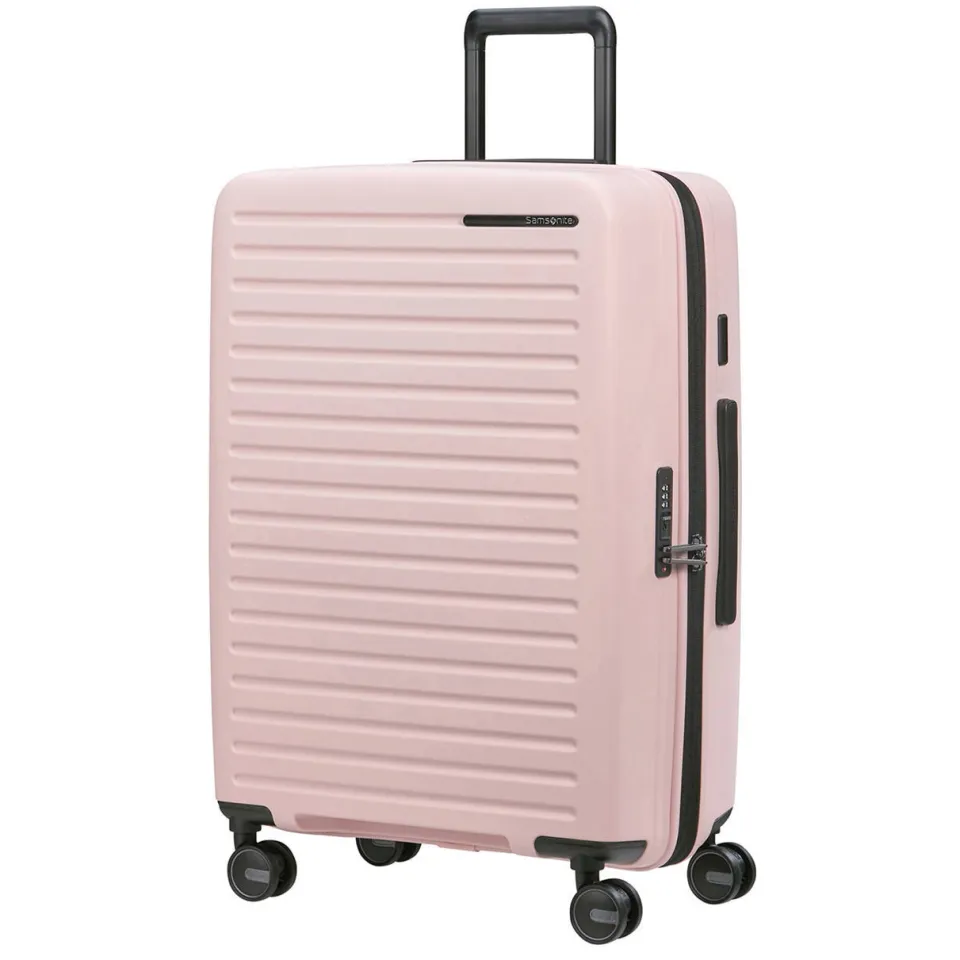 Samsonite Restackd spinner reiskoffer 68 cm lichtroze, foto 6