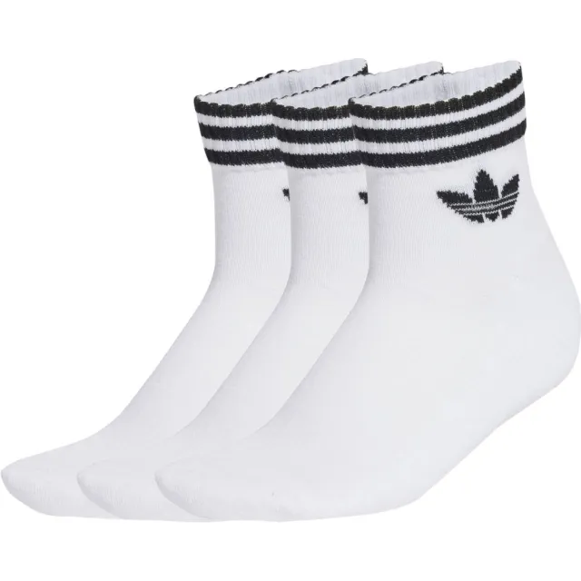 Adidas Ankle sokken wit 3-pack White