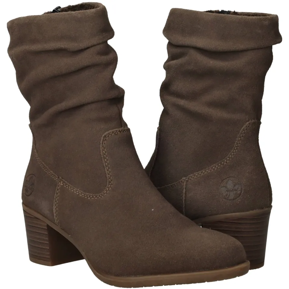 Rieker enkellaarsjes taupe, foto 3