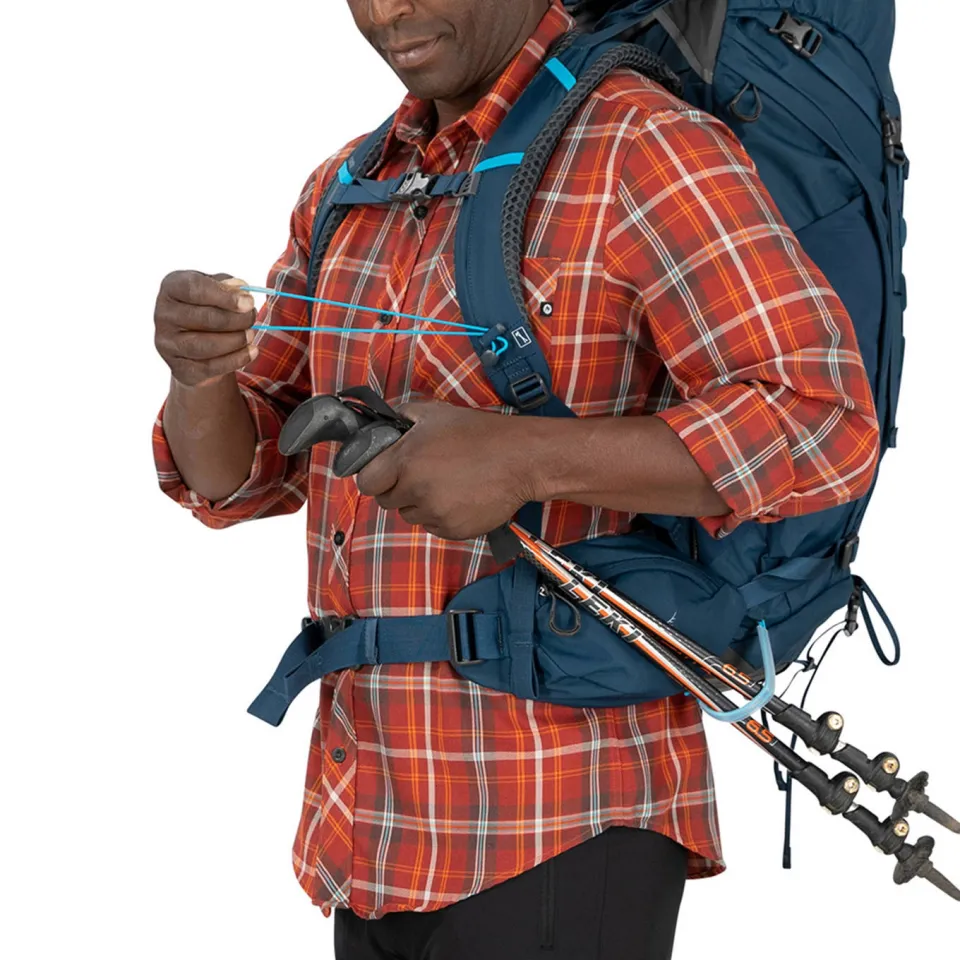 Osprey Kestrel 48 trekkingrugzak blauw, foto 7