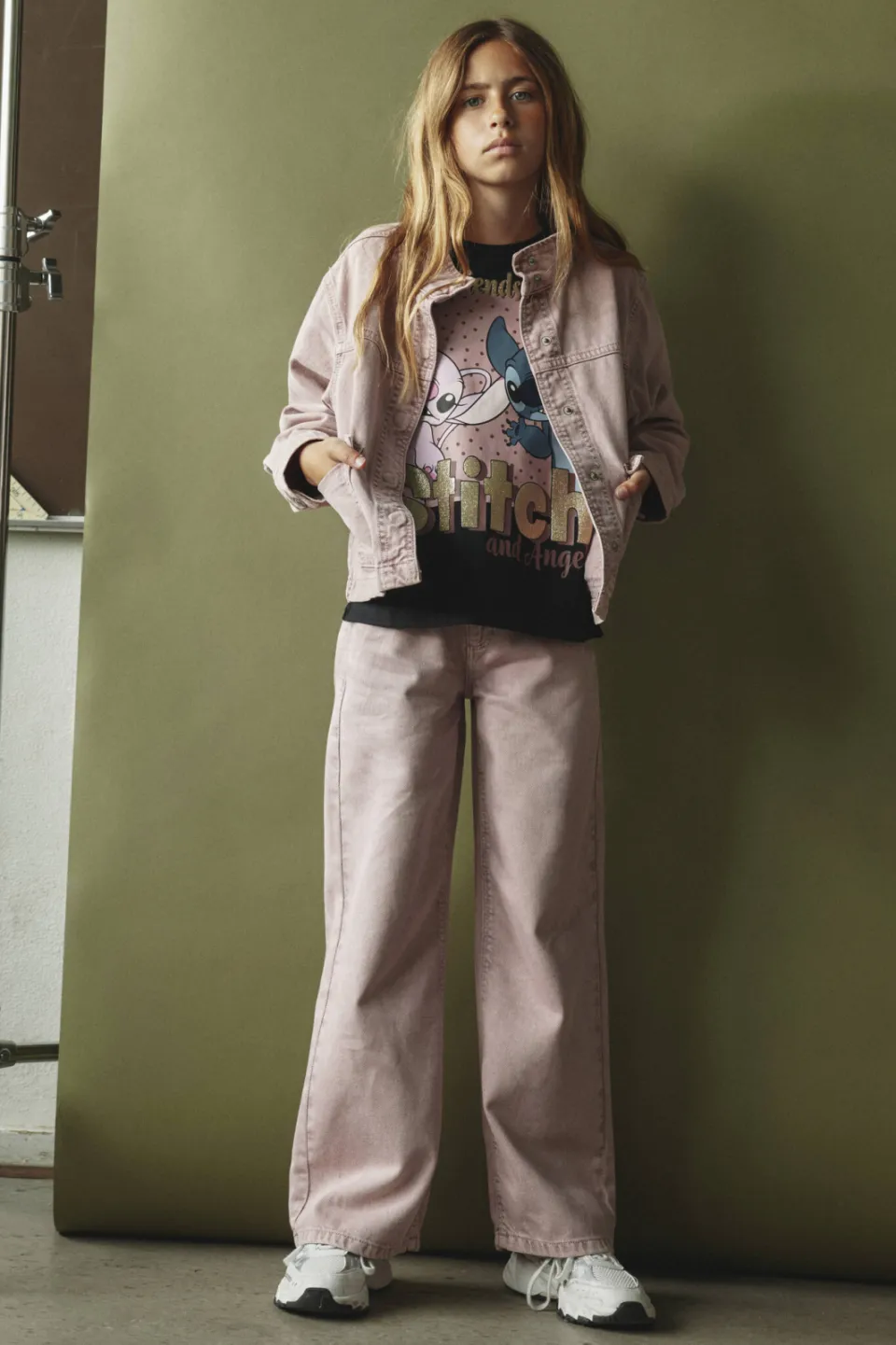 NAME IT KIDS NKFROSE wide leg jeans - paars, foto 3