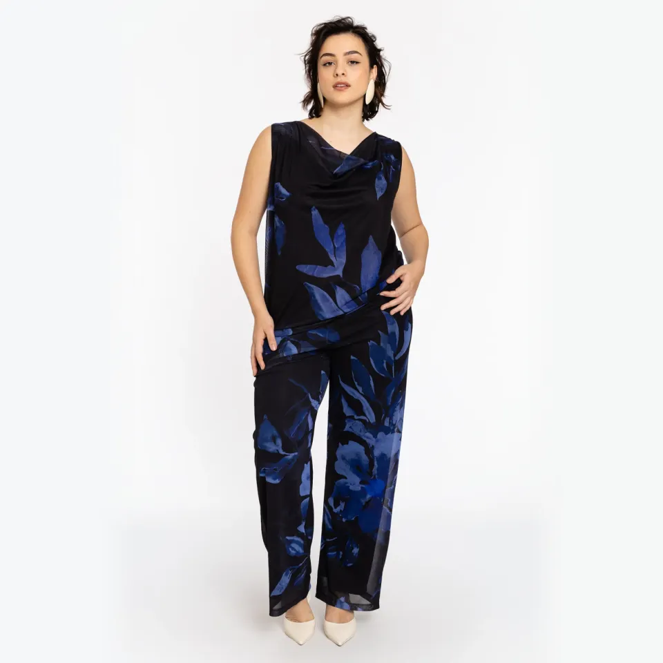 Yoek VALENTINE broek blauw Blauw/zwart