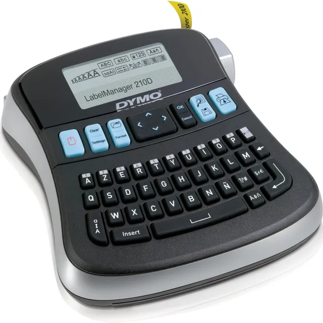 Dymo Labelprinter dymo labelmanager 210d+ draagbaar Azerty 12mm zwart