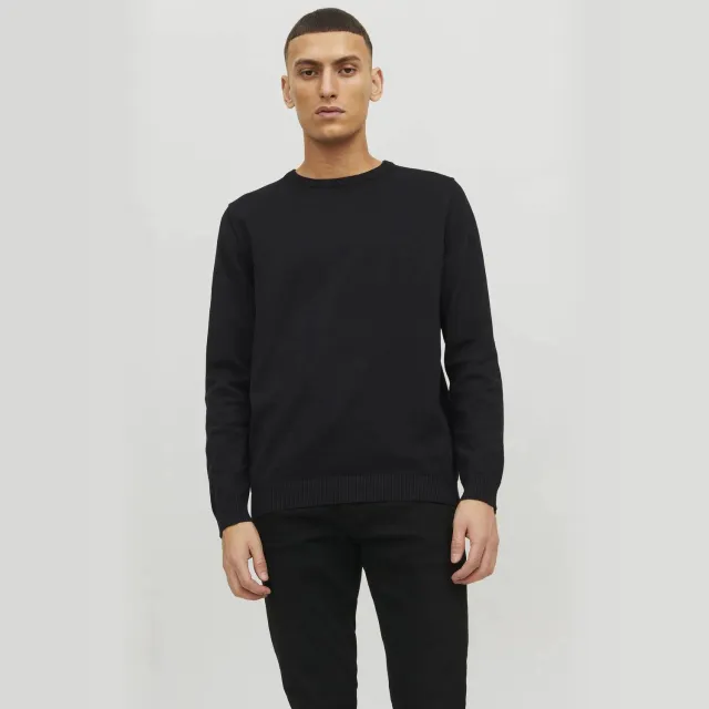 Jack & Jones ESSENTIALS pullover gebreid zwart