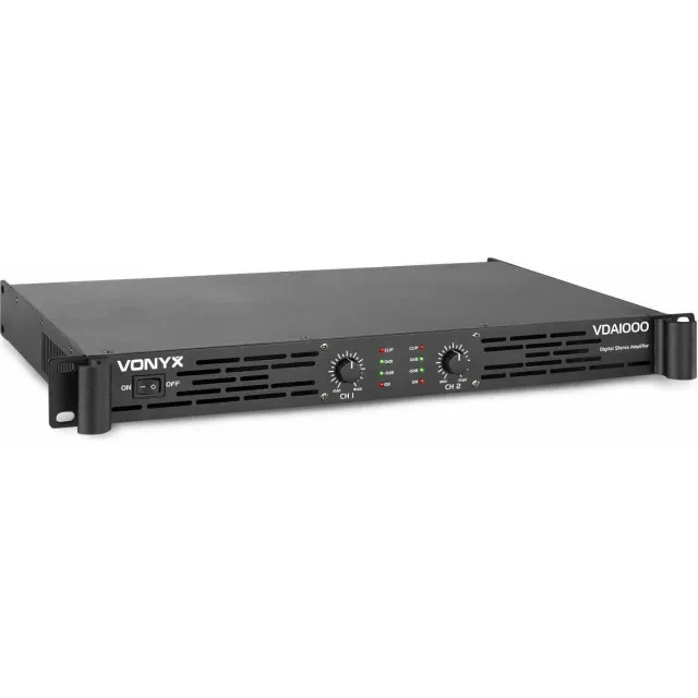 Vonyx VDA1000 versterker 2x 500W zwart