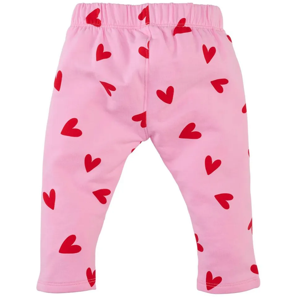 Z8 Florence newborn legging hartjes lichtroze/rood, foto 3