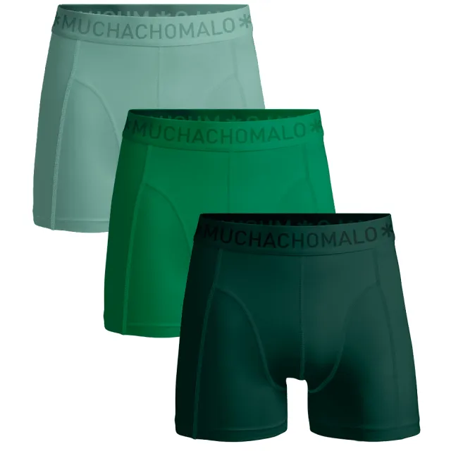 Muchachomalo Heren 3-pack Boxershorts Groen