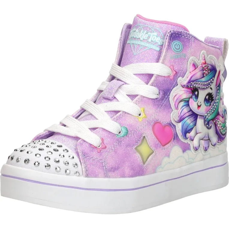 Skechers Twi-Lites 2.0 hoge sneaker lila, foto 3