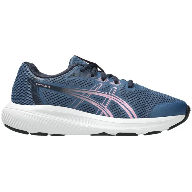 Asics Contend 10 mesh hardloopschoenen - blauw/roze
