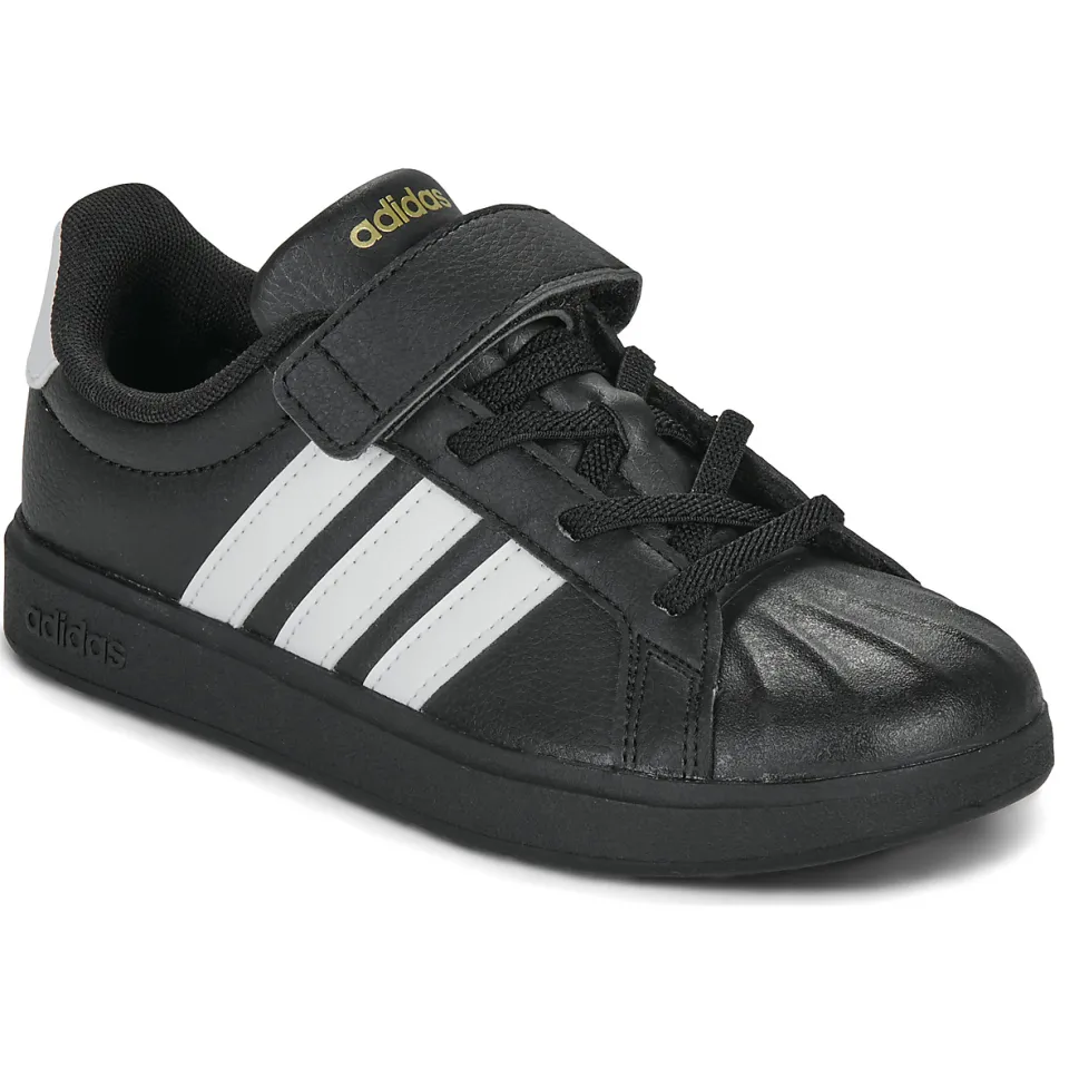 Adidas Streettalk sneakers zwart wit, foto 2