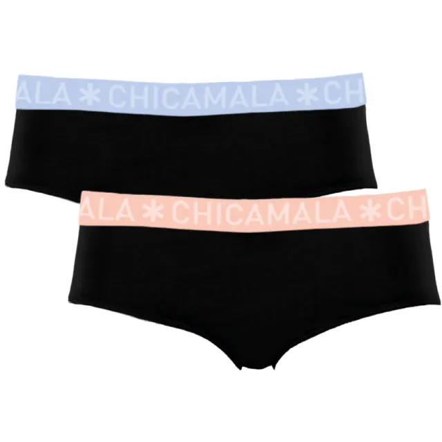 Muchachomalo Meisjes 2-pack Briefs Zwart