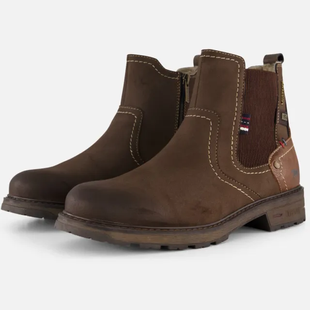 Mustang chelsea boots donkerbruin, foto 2