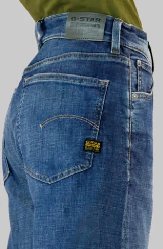 G-Star high waist loose fit jeans dark blue denim, foto 5