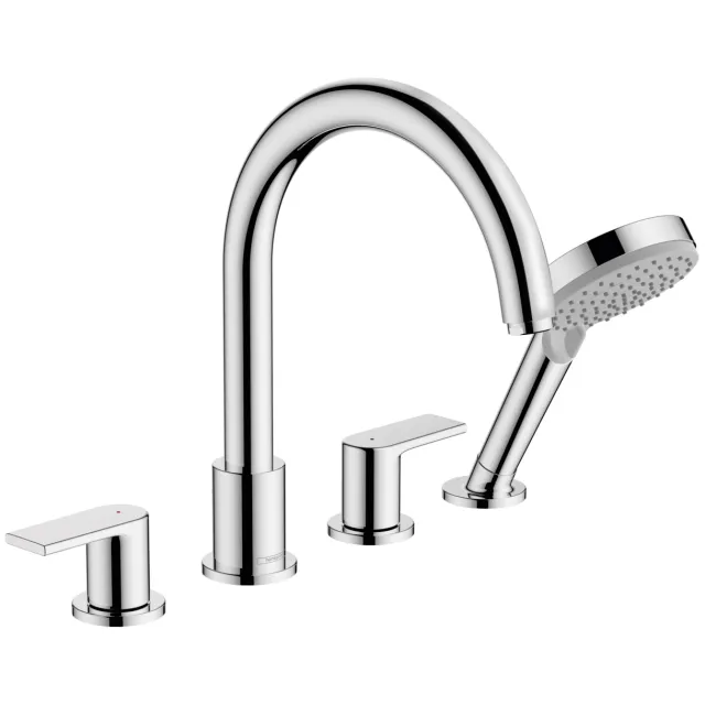 Hansgrohe Badrandmengkraan HansGrohe Vernis Shape 4-Gats Chroom