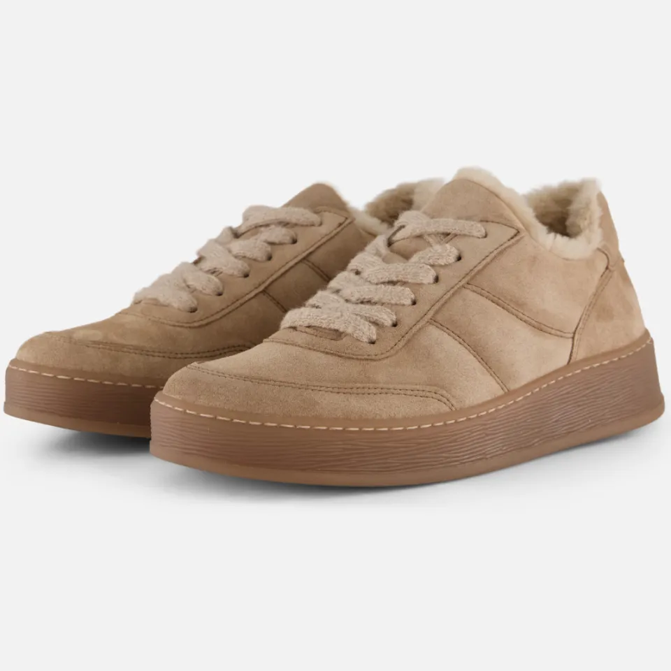 Gabor sneakers beige met warme voering