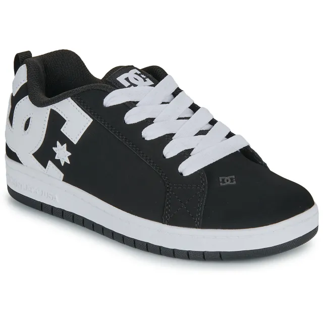 DC Shoes Court Graffik sneakers zwart en wit Black