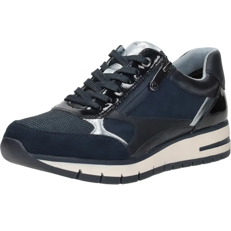Marco Tozzi sneaker donkerblauw blauw, foto 4