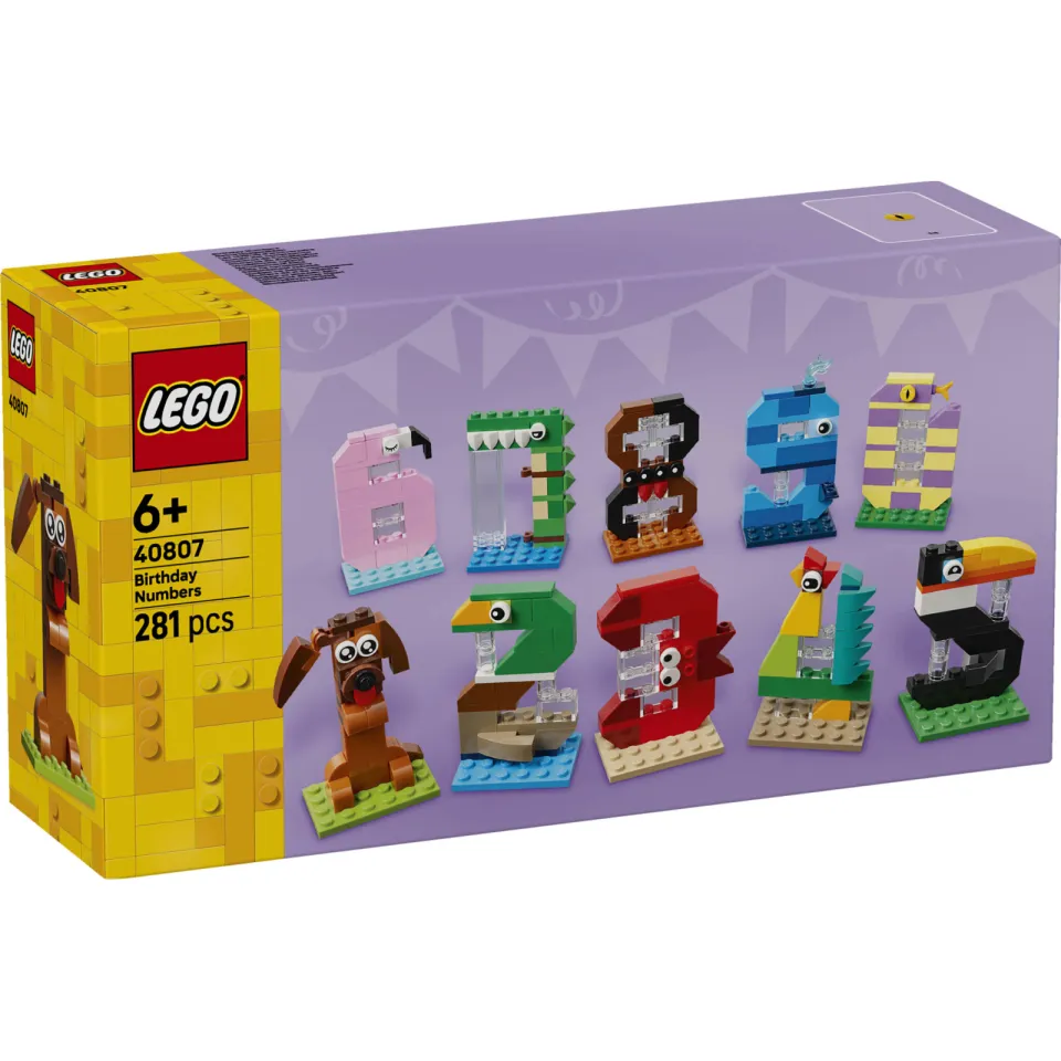 Lego Verjaardagscijfers 40807, foto 6