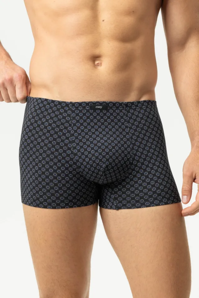 Mey White Squares boxershort zwart