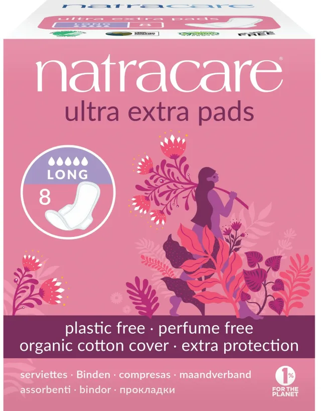 Natracare Ultra Extra Pads Long maandverband