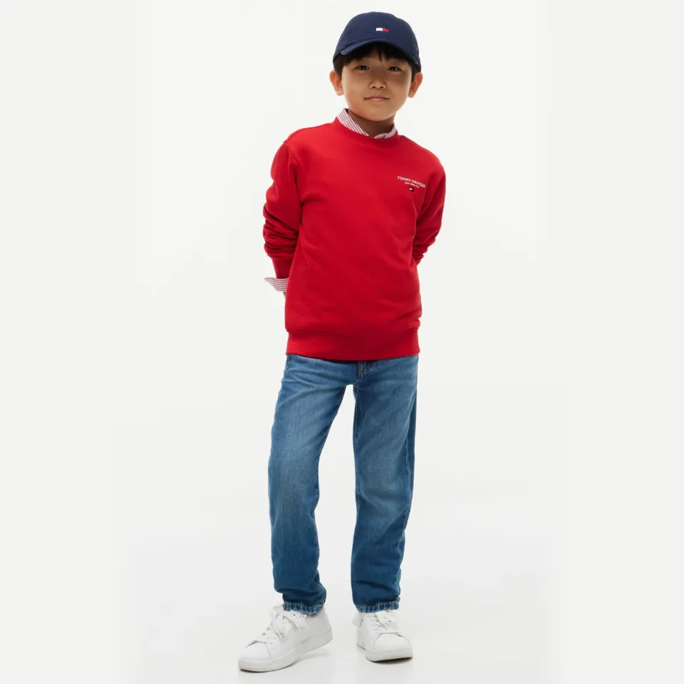 Tommy Hilfiger sweater met logo - rood, foto 5