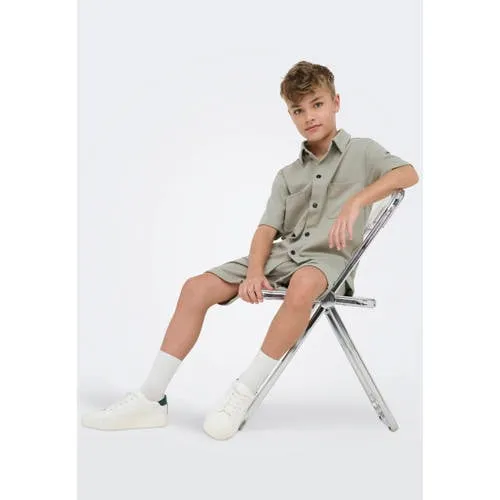 Only & Sons JUNIOR overhemd kaki, foto 3