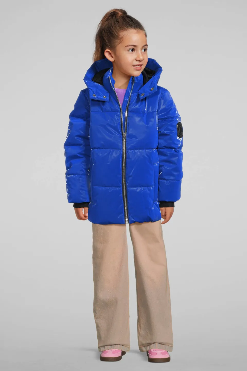 Coolcat gecoate pufferjas Jessy blauw
