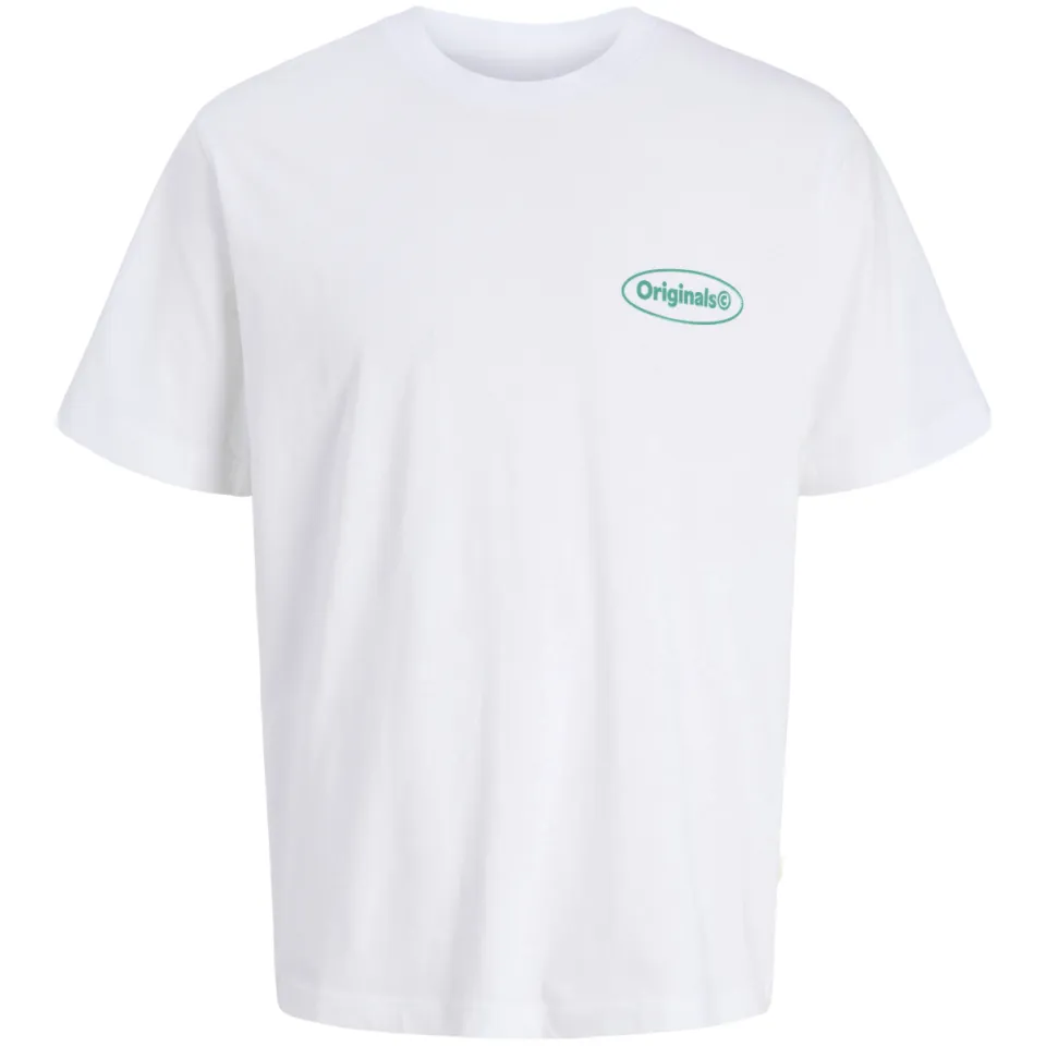 Jack & Jones relaxed fit T-shirt met backprint wit, foto 2